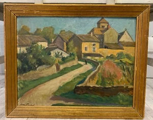 Jean louis PLUMET (1871-1939) Paysage / Vue présumée de Bretagne nabis pont aven - Picture 1 of 10