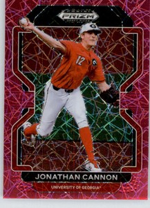 2022 Panini Prizm Draft Picks NEON PINK VELOCITY PRIZMS Baseball Cards Pick List