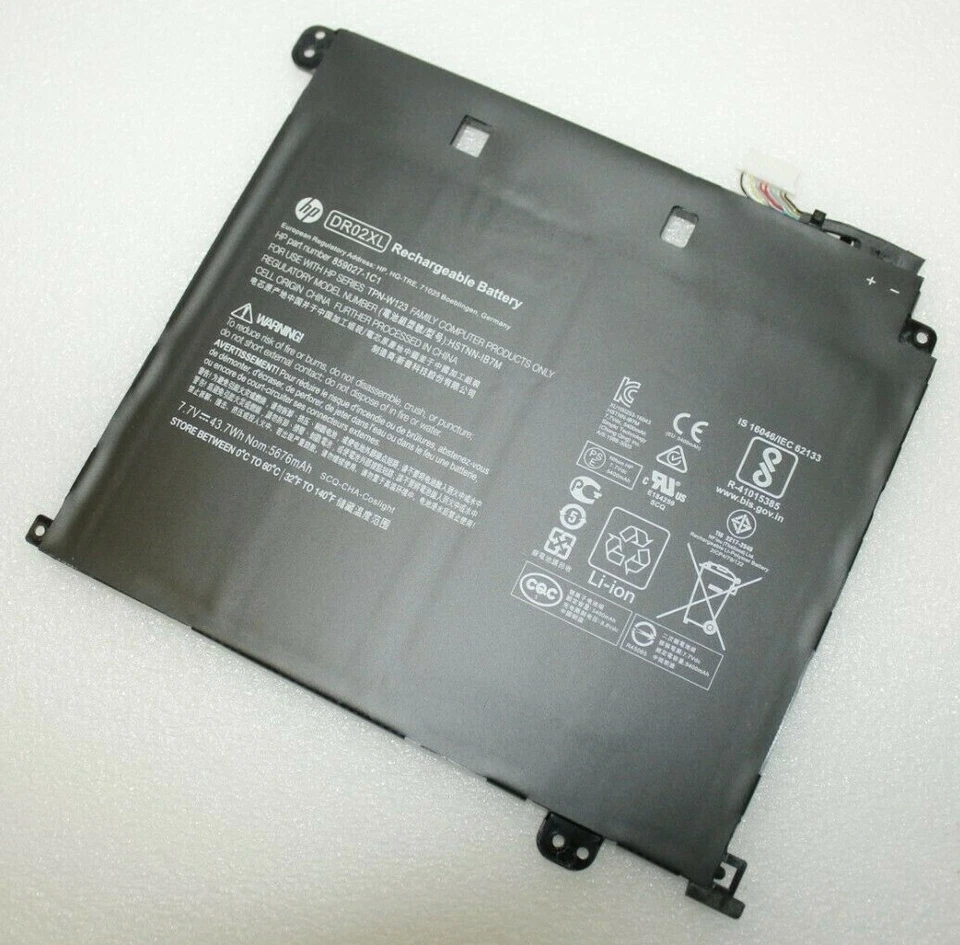 Batería Original HP Chromebook 11 G5 Laptop 7.7V 5676mAh P/N DR02XL Foto 1 de 1