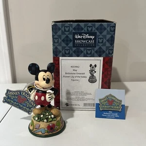 Disney Traditions Mickey Mouse May Birthstone Emerald 4033962 Jim Shore Figur - Bild 1 von 15