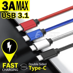 USB TYPE-C Fast Charge Cable USB-C for Samsung S25 S24 S23 S22 S21 S20 Ultra S10 - Picture 1 of 14