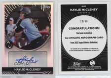 2023 Athletes Unlimited All Sports Rainbow Foilboard /50 Haylie McCleney Auto