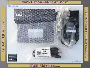 Nuovo Dell E-Port PR03X USB 3.0 con adattatore PA-4E 130 W. - Foto 1 di 1