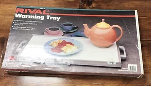 VINTAGE RIVAL WÄRMETABLETT WEISS MODELL 609 - Bild 1 von 4