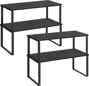 Cabinet Organizer, Set of 4 Kitchen Countertop Shelves, Storage Cabinet - Picture 1 of 8