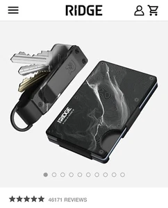 Ridge Wallet - DAILY DRIVER KIT | Half Dome | Aluminum | Key Holder | Coin Tray
