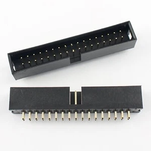5Pcs 2.54mm 2x17 Pin 34 Pin Straight Male Shrouded Box Header PCB IDC Connector - Picture 1 of 6
