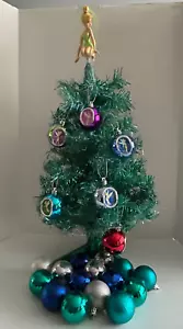 TINKERBELL CHRISTMAS TREE 2005 2ft TALL 1 TREE,1 BASE, 1 TREE TOPPER, 6 ORNAMENT - Picture 1 of 7