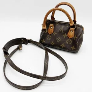 【Excellent】Louis Vuitton MiniSpeedy M41534 Monogram 2way Shoulder Bag Hand Bag - Picture 1 of 10