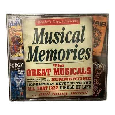 NEW   2 CD Set Musical Memories The Great Musicals Readers Digest 2008 Free Post - Image 1 of 4