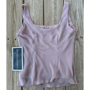 NUEVA Blusa sin mangas Alex Evenings para mujer forrada de lavanda lila talla pequeña j2 - Imagen 1 de 6