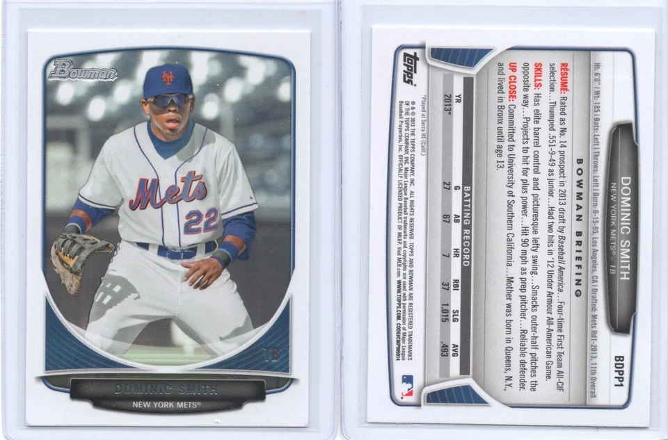 2013 Bowman Draft Draft Picks #61 - #120 (2 Cards)  QtyDiscto25% - Image 1 of 1
