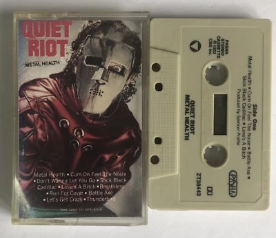 Quiet Riot - Metal Health - CASSETTE Tape 1983 CBS   PZT 38443 Heavy Metal Rock - Image 1 of 4