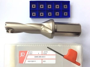 1 x WENDEPLATTEN-BOHRER DMS 250.32.3 (25,0mm/3xd) NEU! Mit Rechnung! - Picture 1 of 1