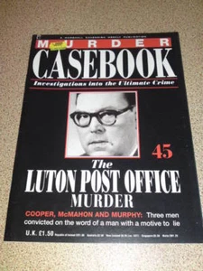 MURDER CASEBOOK #45 - LUTON POST OFFICE MURDER - Picture 1 of 1