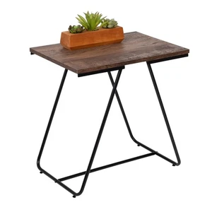 HONEY-CAN-DO SIDE TABLE SMALL END TBL-09251 - BLACK - Picture 1 of 4