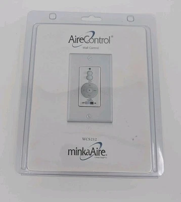 Ventilador de techo/control de luz Minka Aire WCS212 3 velocidades atenuador delantero/reverso Foto 1 de 4