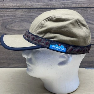 Kavu Organic Strap Cap 4 Panel Adult Medium Khaki Canvas - Picture 1 of 8
