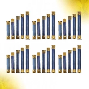 30 Pcs Gold Bars Purse Clasps for Making Sewing Internal Handbag Hinges Coin - Picture 1 of 12