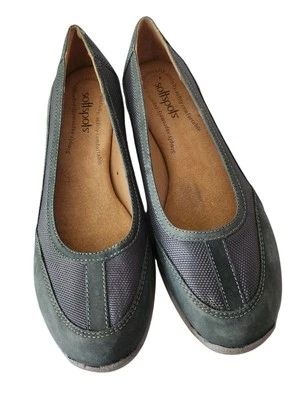 SOFTSPOTS CUERO AZUL SIN CORDONES MUJER TALLA 7 1/2 M Foto 1 de 4