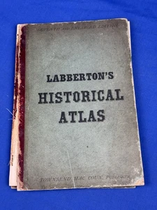 1884 Labberton's Historical Atlas ~ 51 Colored Plates ~ 7th & Enlarged Edition - Picture 1 of 24