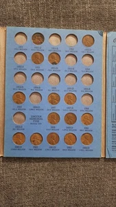 Lincoln Head Cent Collection Starting 1941 Penny Book Number Two #9030 33 Coins - Picture 1 of 3