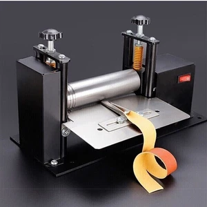 220V Electric Leather Strip Drawing Machine Leather Strip Pressing Layering Tool - Picture 1 of 25