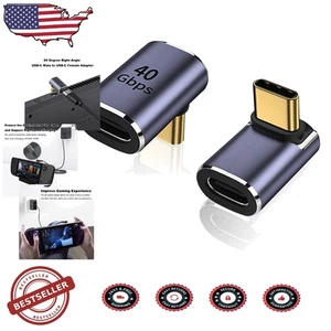 90 Grad USB-C Adapter 2er Pack - 100W High-Speed Laden für Steam Deck - Bild 1 von 8