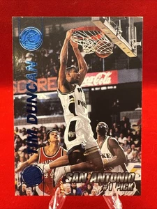 1997 Presseausweis Double Threat #1 Tim Duncan blau. *B8 - Bild 1 von 2