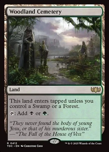 Woodland Cemetery - 412 - NM - Commander: Tarkir: Dragonstorm - MTG - Image 1 of 1