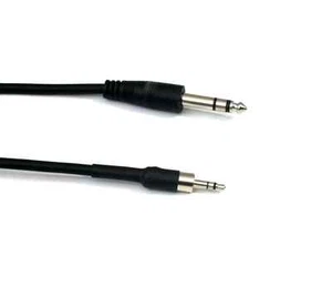 1'Ft to 20FT Heavy duty 3.5mm 1/8 MALE - 1/4 TRS 6.3 Audio Cable Shielded Stereo - Picture 1 of 7