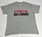 Holden Monaro-All You Need Is Love..And A Monaro Aussie Classic Grey Xl Tshirt#W