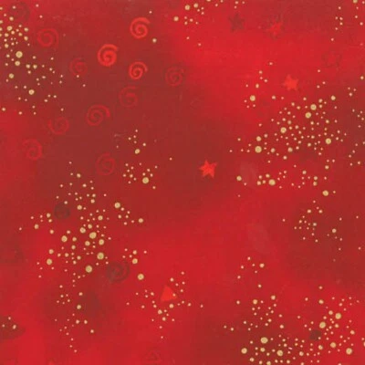 Tela Feline Drive LAUREL BURCH BASIC Rojo Brillo - Cuarto Graso (18"x22") FQ Foto 1 de 4