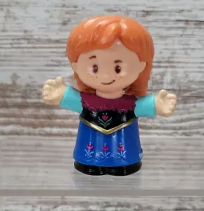 Anna Figure Fisher Price Little People Disney Princess Frozen 2019 Mattel - Picture 1 of 6