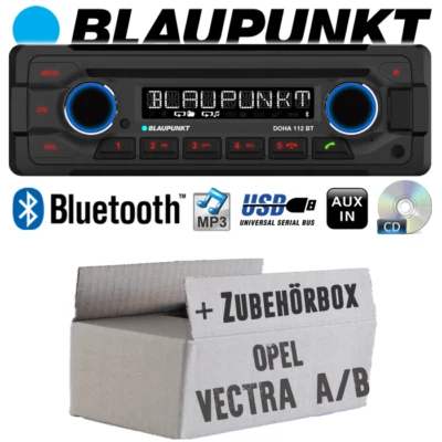 Blaupunkt Radio für Opel Vectra A+B Autoradio Bluetooth CD MP3 USB Einbauzubehör - Bild 1 von 4