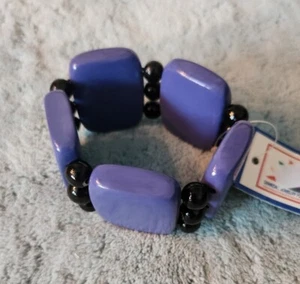 Baltimore Ravens Flintstones purple and black Jewelry new (BOX #43) - Picture 1 of 1
