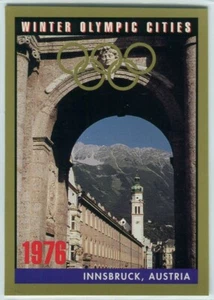 1992 Tuff Stuff Winter Olympic Cities Insert #4 Innsbruck, Austria 1976 - Picture 1 of 2