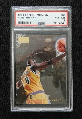 1996-97 Skybox Premium #55 Kobe Bryant Rookie RC  PSA 8  Lakers HOF  MAMBA - Photo 1/2