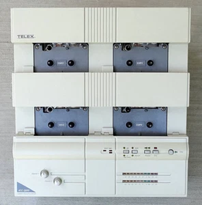 Telex Tape Cassette Duplicator ACC-2000 Powers Up As-Is For Repair or Parts - Picture 1 of 3