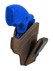 New Barsony Brown Leather Tuckable IWB Holster Snub 2" 22 38 357 41 44 Revolvers - Picture 1 of 5