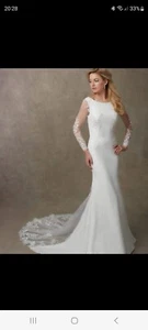 Art Couture Wedding Dress - Picture 1 of 9