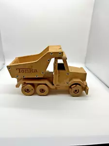 VTG Tonka wooden dump truck toy - Picture 1 of 6