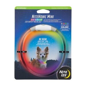 NITEHOWL MINI RECHARGEABLE LED SAFETY NECKLACE - DISC-O SELECT