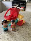 ELC Happyland  - Rescue Helicopter with stretcher - Sounds, lights &amp; 2 figures