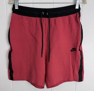 Nike Tech Men's Shorts Size Small Red Color Pockets Stretch Fleece - Picture 1 of 14