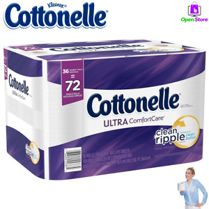 Cottonelle Ultra Comfort Care Bath Tissue Toilet Paper 36 Absorbent Double Rolls