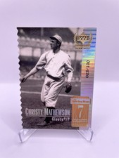1999 Upper Deck Century Legends Die-Cut Christy Mathewson #7 23/100