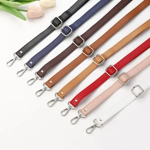 Adjustable PU Leather Replacement Strap Purse Belt Crossbody Shoulder Bag Handle - Picture 1 of 25