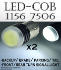 Icbeamer X2 1156 7506 Cob Led Plasma Rear Turn Signal Replace Halogen Bulbs V633