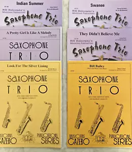 Sax Trios (A,T,B)** - 6 Jazz Standards arr. Bill Holcombe - Picture 1 of 1